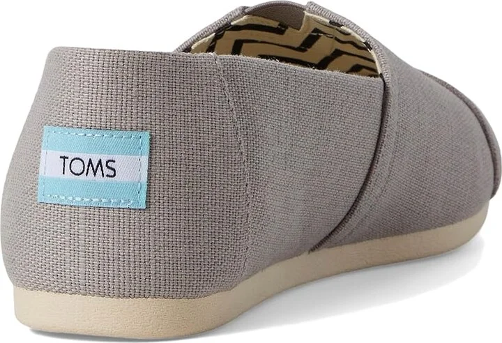 TOMS Classic Alpargata with Heritage Canvas Women's Slip on Shoes Morning Dove : 7 D - Wide - Image 4