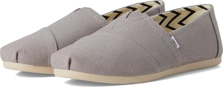 TOMS Classic Alpargata with Heritage Canvas Women's Slip on Shoes Morning Dove : 7 D - Wide