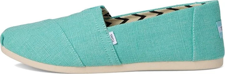 TOMS Classic Alpargata Women's Slip on Shoes Aqua : 9.5 B - Medium, Canvas/Suede/Textile - Image 6