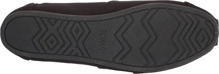 TOMS Classic Alpargata Women's Slip on Shoes Black/Black : 10 B - Medium, Canvas/Suede/Textile - Image 5