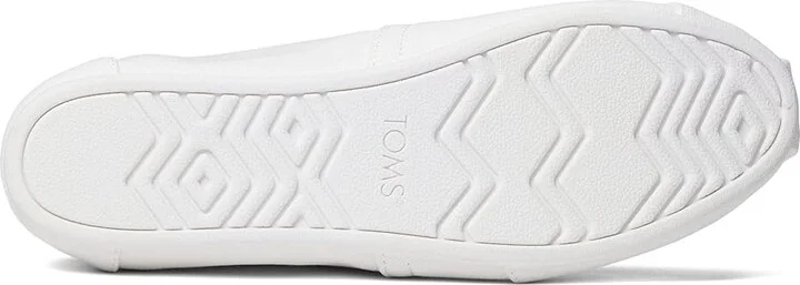 TOMS Classic Alpargata Women's Slip on Shoes White : 12 B - Medium, Canvas/Suede/Textile - Image 3