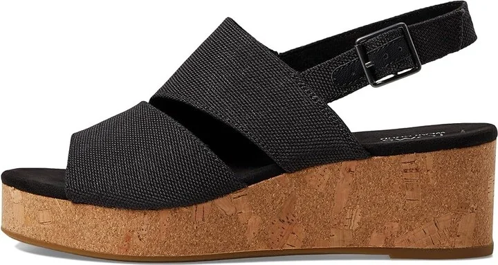 TOMS Claudine Women's Shoes Black Woven : 10 B - Medium, Synthetic - Image 5