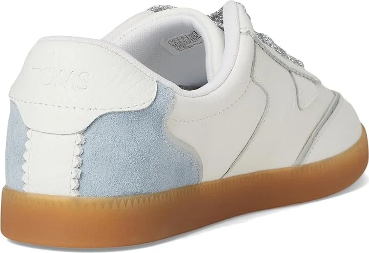 TOMS Collins Women's Shoes Pastel Blue Leather/Suede : 7 B - Medium - Image 4