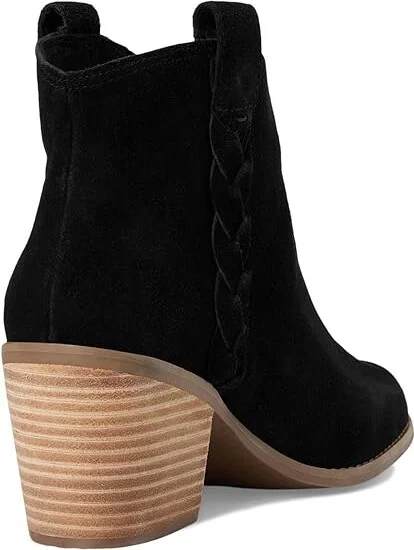 TOMS Constance Women's Shoes Black Suede : 8 B - Medium - Image 4