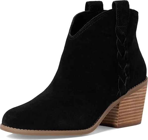 TOMS Constance Women's Shoes Black Suede : 8 B - Medium - Image 5