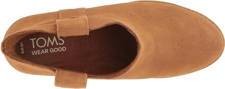 TOMS Constance Women's Shoes Tan Suede : 10 B - Medium - Image 2