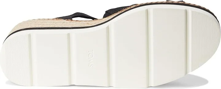 TOMS Darya Women's Sandals Black : 10 B - Medium - Image 3