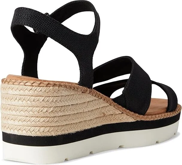 TOMS Darya Women's Sandals Black : 10 B - Medium - Image 4