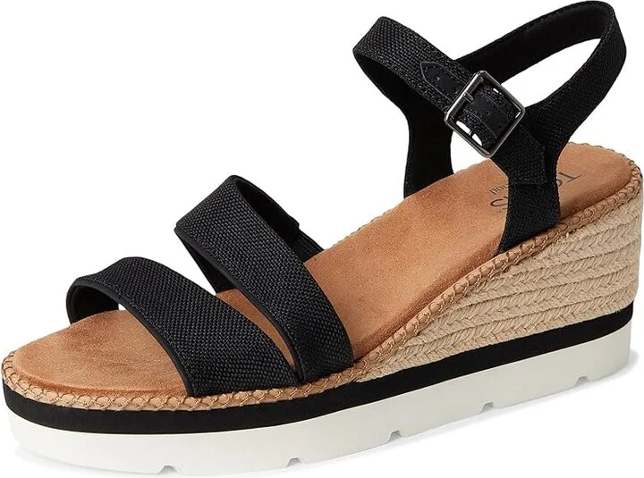 TOMS Darya Women's Sandals Black : 10 B - Medium - Image 5