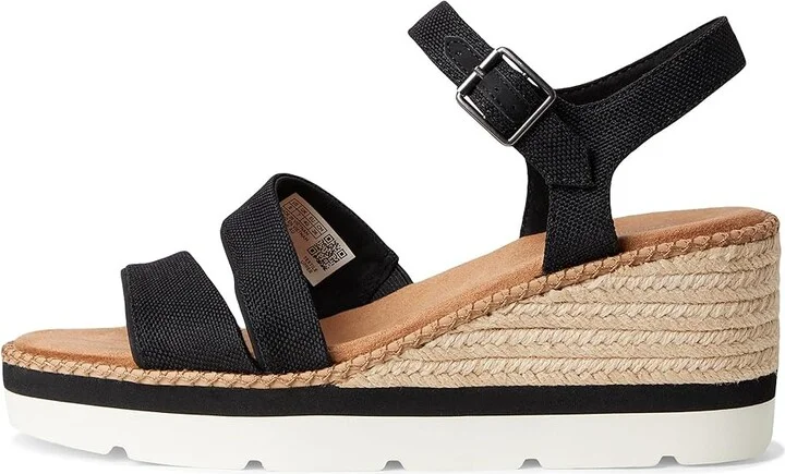 TOMS Darya Women's Sandals Black : 10 B - Medium - Image 6