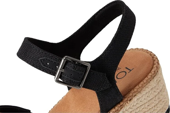 TOMS Darya Women's Sandals Black : 10 B - Medium - Image 7