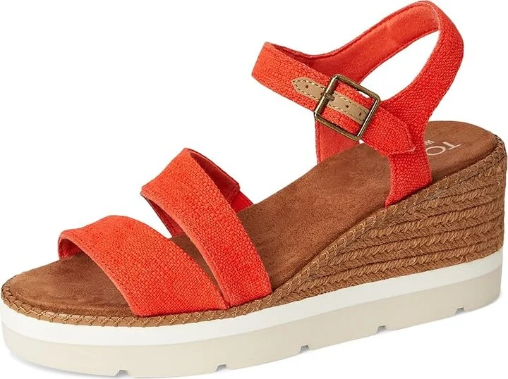 TOMS Darya Women's Sandals Flame : 7.5 B - Medium - Image 5