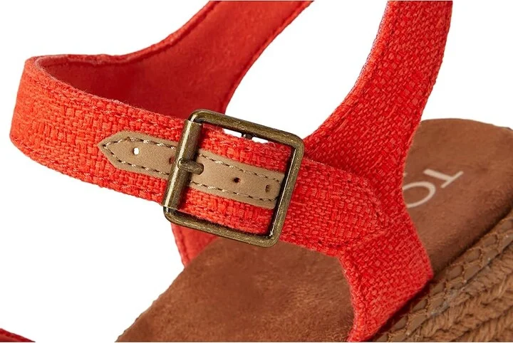 TOMS Darya Women's Sandals Flame : 7.5 B - Medium - Image 7