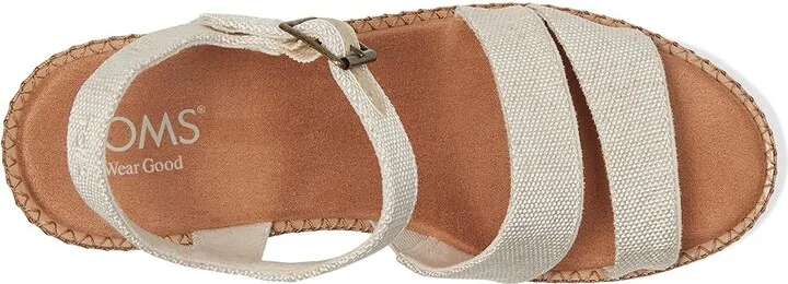 TOMS Darya Women's Sandals Natural : 7.5 B - Medium - Image 2