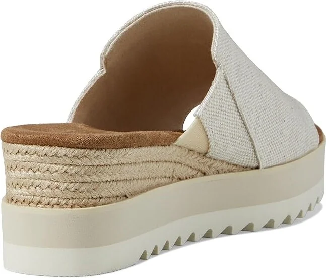 TOMS Diana Mule WIDE Women's Shoes Natural Wide Width Yarn Dye : 10 B - Medium, Textile - Image 4