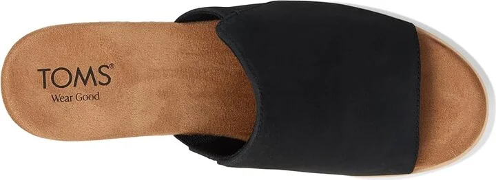 TOMS Diana Mule Women's Shoes Black 1 : 7.5 B - Medium, Textile - Image 2
