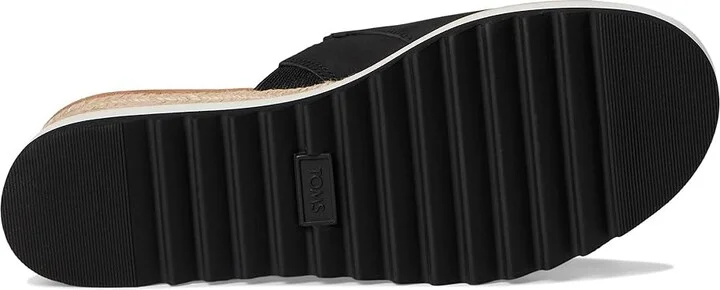 TOMS Diana Mule Women's Shoes Black 1 : 7.5 B - Medium, Textile - Image 3
