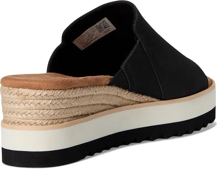 TOMS Diana Mule Women's Shoes Black 1 : 7.5 B - Medium, Textile - Image 4