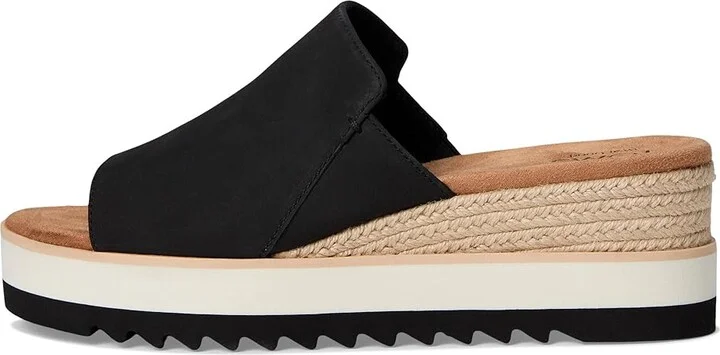 TOMS Diana Mule Women's Shoes Black 1 : 7.5 B - Medium, Textile - Image 6