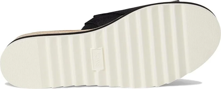 TOMS Diana Mule Women's Shoes Black : 10 B - Medium, Textile - Image 3
