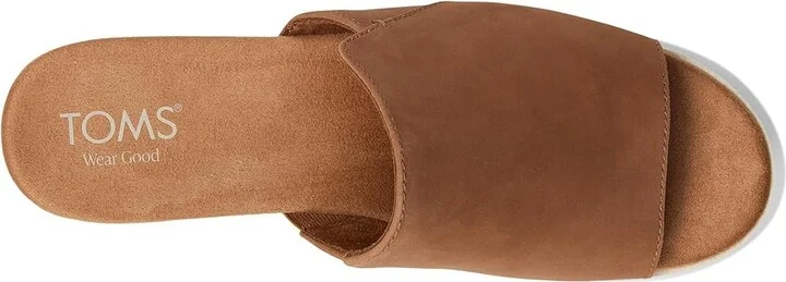 TOMS Diana Mule Women's Shoes Brown Sugar Raffia : 8 B - Medium, Textile - Image 2