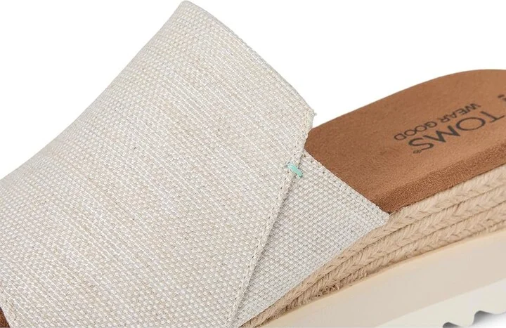 TOMS Diana Mule Women's Shoes Natural : 10 B - Medium, Textile - Image 7