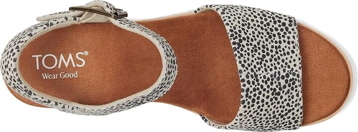 TOMS Diana Sandal Women's Sandals Cheetah : 12 B - Medium, Leather/Rubber - Image 2