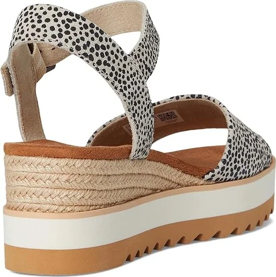 TOMS Diana Sandal Women's Sandals Cheetah : 12 B - Medium, Leather/Rubber - Image 4