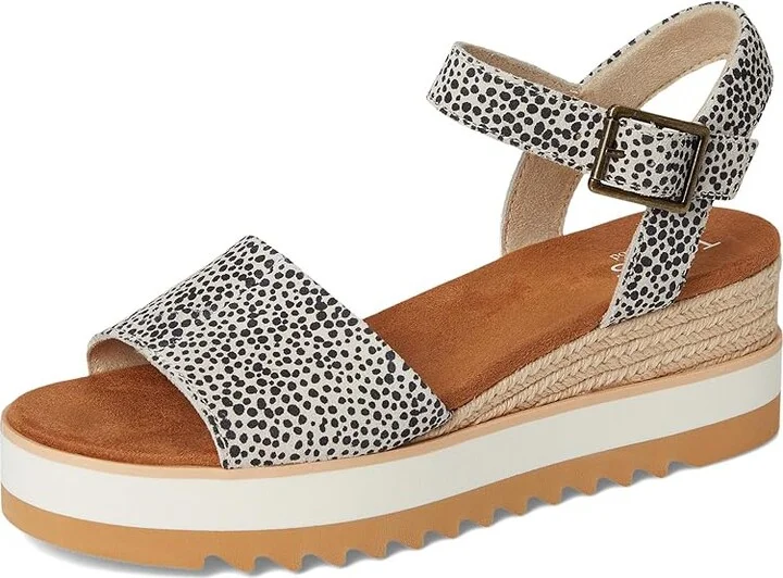 TOMS Diana Sandal Women's Sandals Cheetah : 12 B - Medium, Leather/Rubber - Image 5