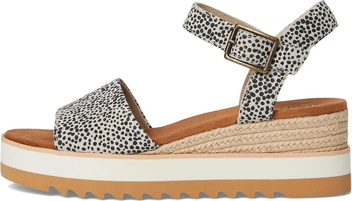TOMS Diana Sandal Women's Sandals Cheetah : 12 B - Medium, Leather/Rubber - Image 6