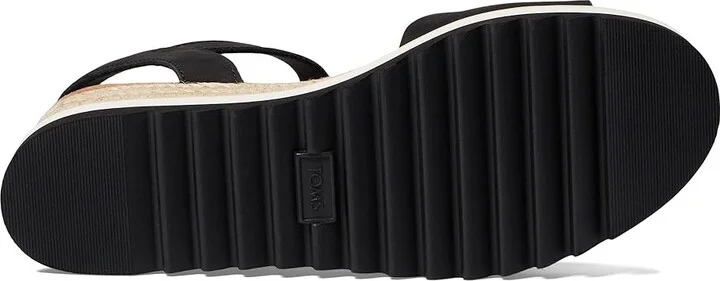 TOMS Diana Women's Shoes Black 1 : 10 B - Medium, Canvas - Image 3