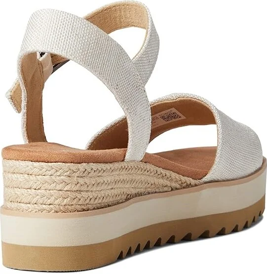 TOMS Diana Women's Shoes Natural : 10 B - Medium, Canvas - Image 4