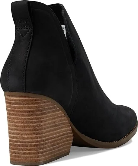TOMS Eliza Women's Boots Black Leather : 6 B - Medium - Image 4