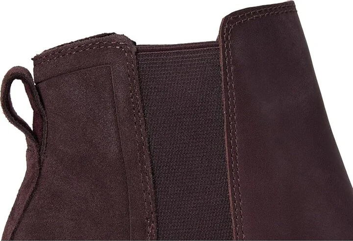 TOMS Evelyn Chelsea Women's Boots Blackberry Leather : 9.5 B - Medium - Image 7
