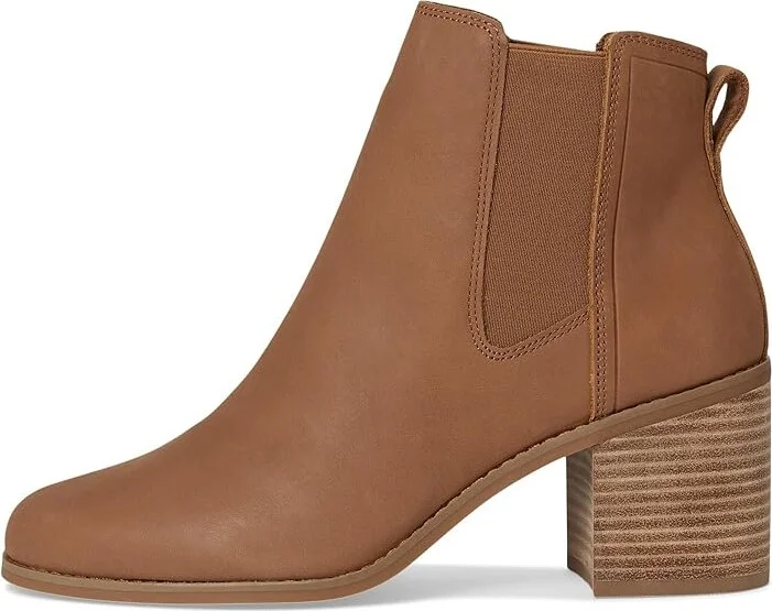 TOMS Evelyn Chelsea Women's Boots Brown Sugar Leather : 5 B - Medium - Image 6