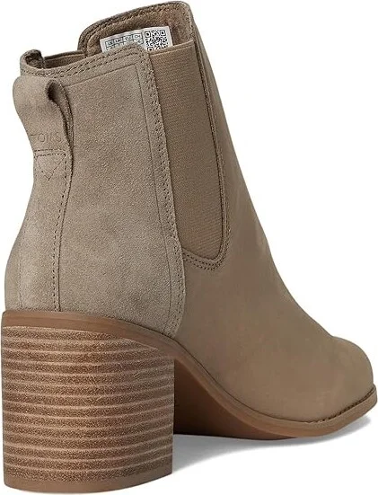 TOMS Evelyn Chelsea Women's Boots Dune Leather : 8.5 B - Medium - Image 4
