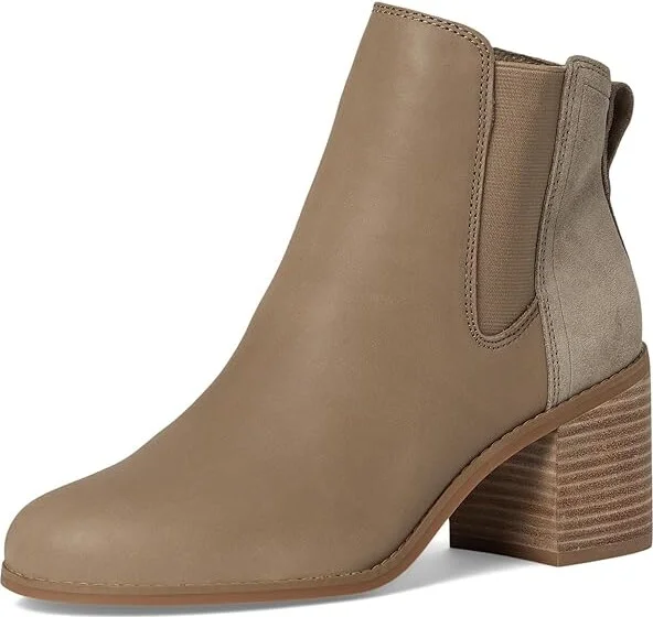 TOMS Evelyn Chelsea Women's Boots Dune Leather : 8.5 B - Medium - Image 5