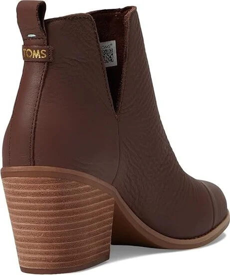 TOMS Everly Cutout Women's Shoes Chestnut Leather : 10 B - Medium - Image 4