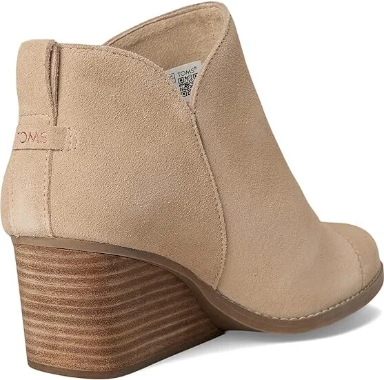 TOMS Goldie Women's Boots Oatmeal : 5 B - Medium, Leather - Image 4