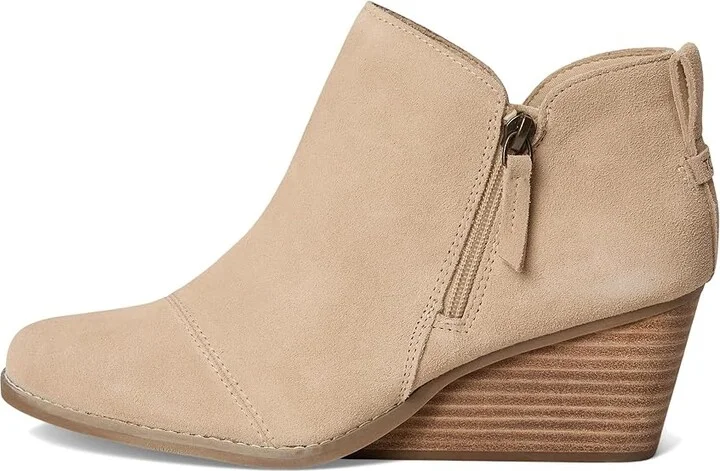 TOMS Goldie Women's Boots Oatmeal : 5 B - Medium, Leather - Image 6