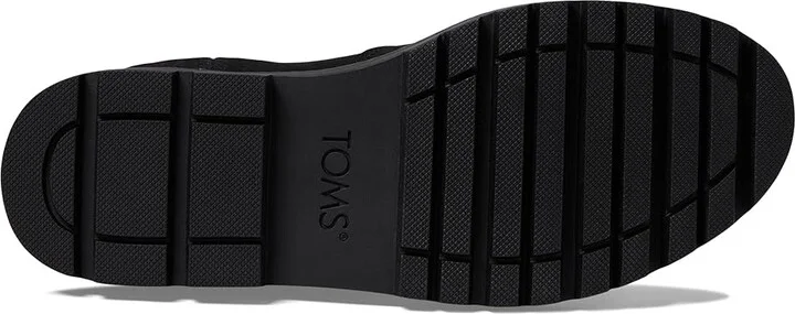 TOMS Griffin Men's Boots Black Water Resistant Leather : 10 D - Medium, Leather/Rubber - Image 3