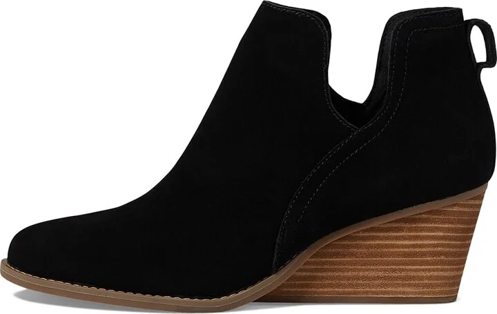 TOMS Gwen Women's Boots Black Suede : 7 B - Medium, Leather/Suede - Image 5
