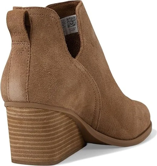 TOMS Gwen Women's Boots Brown Sugar Suede : 10 B - Medium, Leather/Suede - Image 4