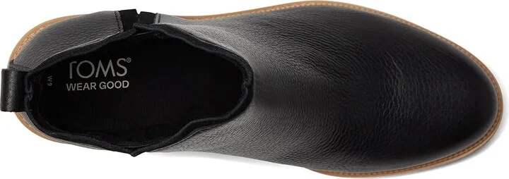 TOMS Hailey Women's Boots Black Leather : 8.5 B - Medium - Image 2