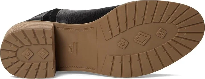 TOMS Hailey Women's Boots Black Leather : 8.5 B - Medium - Image 3