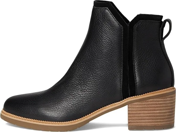 TOMS Hailey Women's Boots Black Leather : 8.5 B - Medium - Image 6