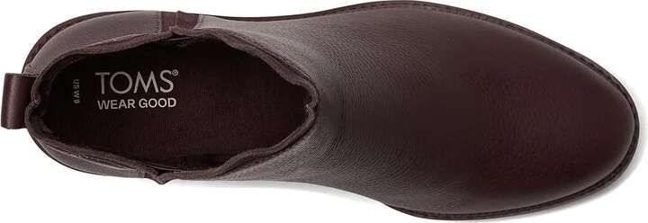 TOMS Hailey Women's Boots Blackberry Leather : 5.5 B - Medium - Image 2