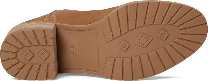 TOMS Hailey Women's Boots Brown Sugar Leather : 9 B - Medium - Image 3