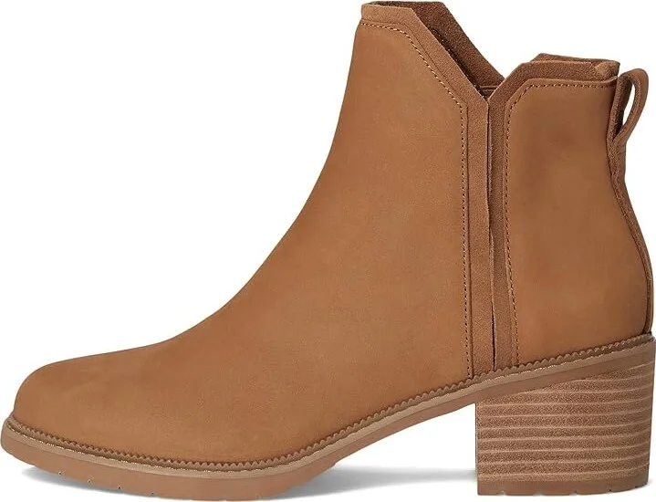 TOMS Hailey Women's Boots Brown Sugar Leather : 9 B - Medium - Image 6