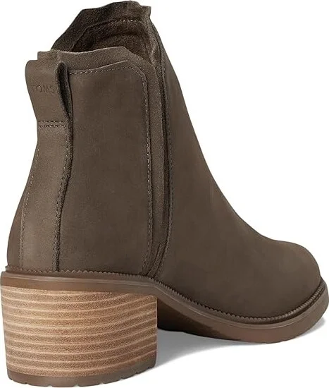 TOMS Hailey Women's Boots Brown Sugar Leather : 9 B - Medium - Image 10